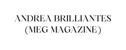 ANDREA BRILLIANTES MEG MAGAZINE
