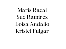 Maris Racal Sue Ramirez Loisa Andalio Kristel Fulgar